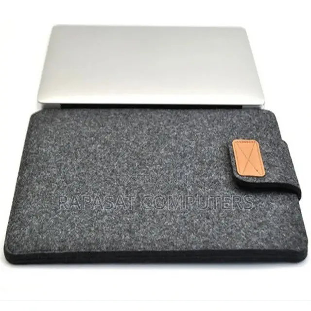 New 13.3" 14" 15.6" Laptop Sleeve Bag (Black Brown, Felt)- ¢60 Per 1