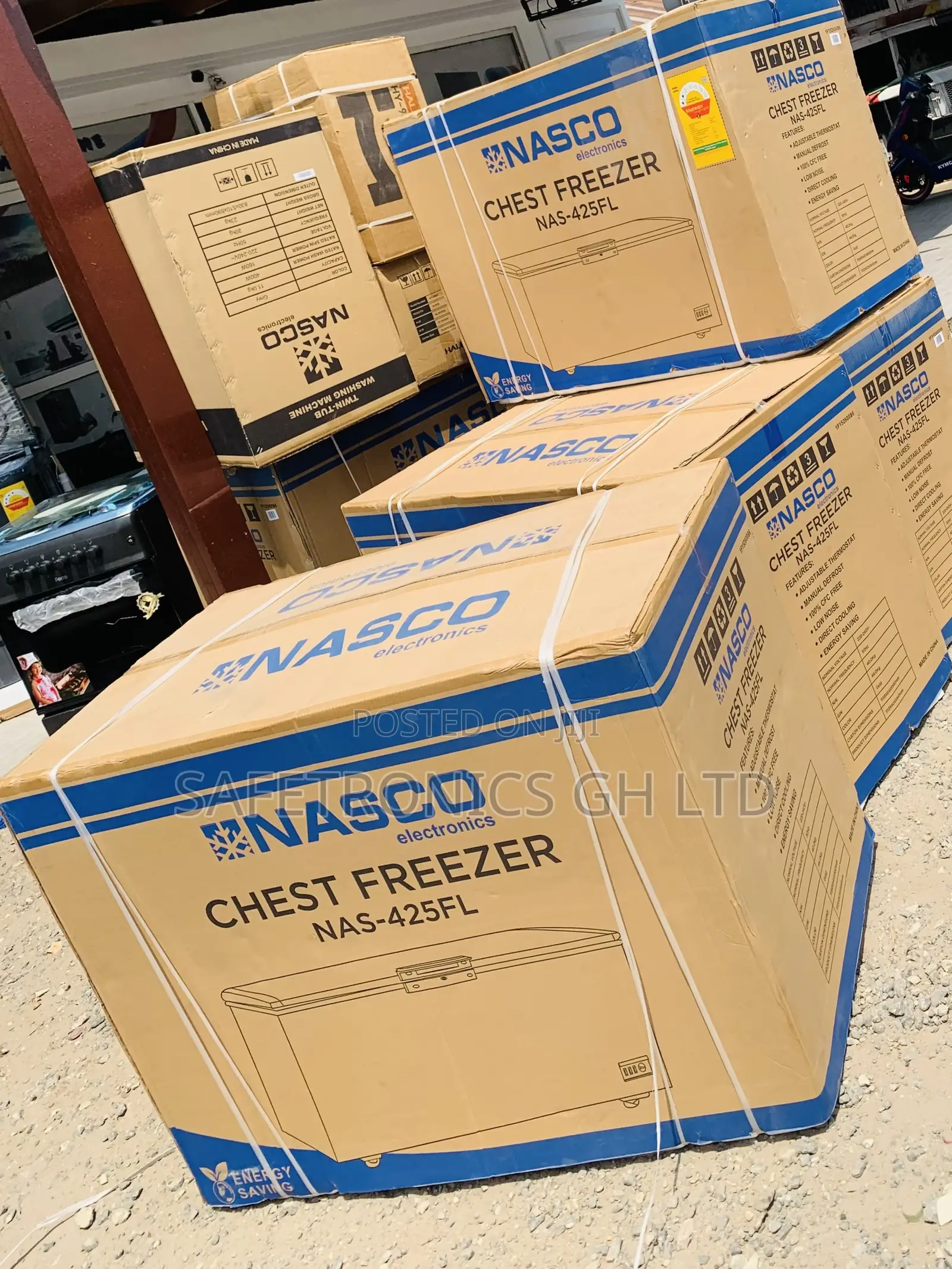 Best Quality Grey 318 Liters Nas-425fl Nasco 1 Door Freezer