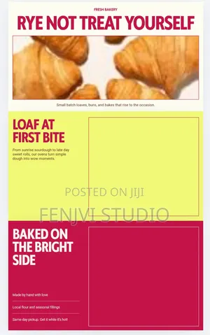 Professional Business Websites Landing Pages (Built on Canva )