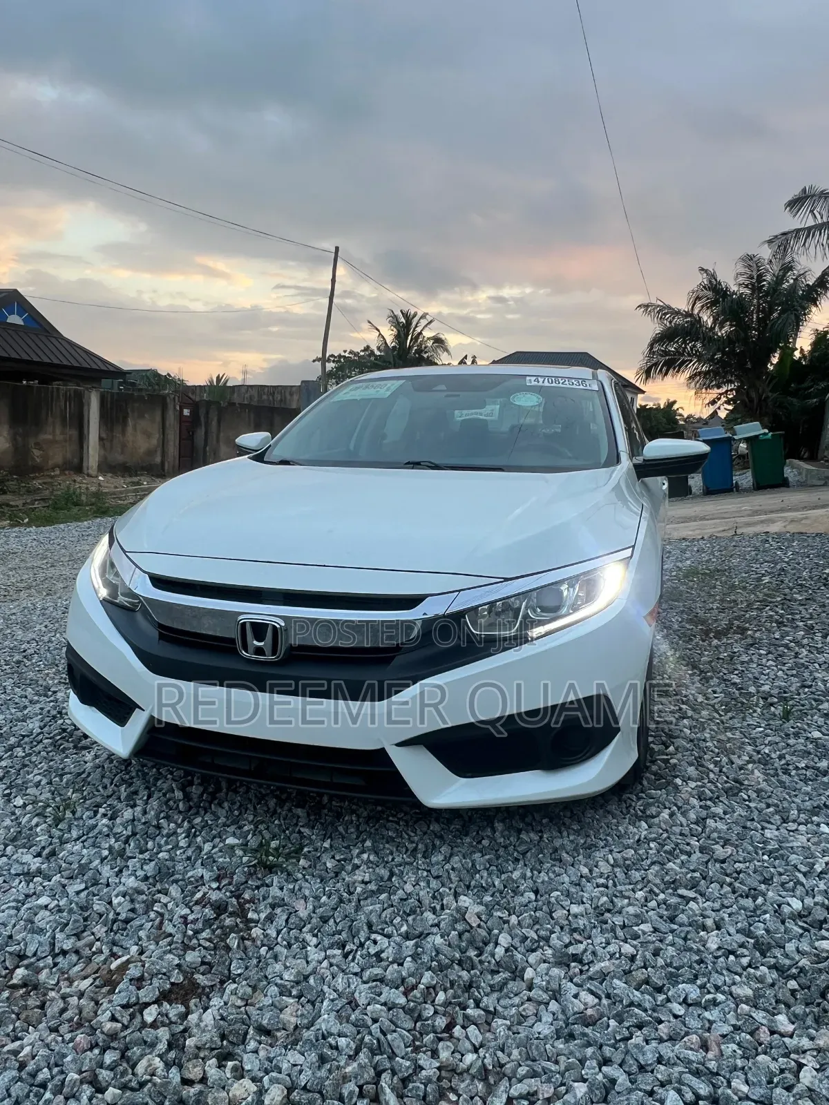 Honda Civic EX 4dr Sedan (2.0L 4cyl) 2017 White