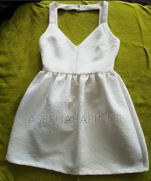 White Backless Brunch Mini Dress