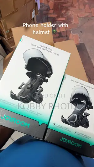 Helmet-Style Sunshade Bike Phone Holder