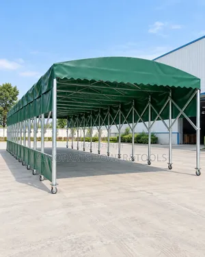 Mobile Retractable Canopy 5m X 3m for Car Park Workshop