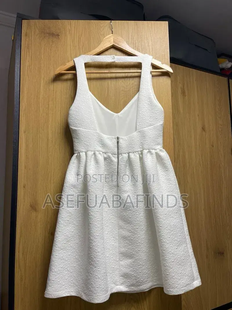 White Backless Brunch Mini Dress