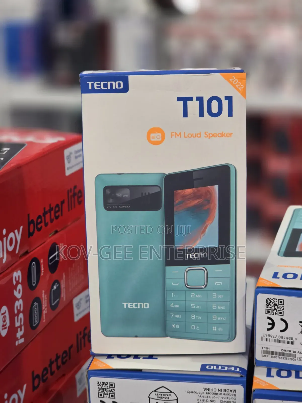 New Tecno T101 Black