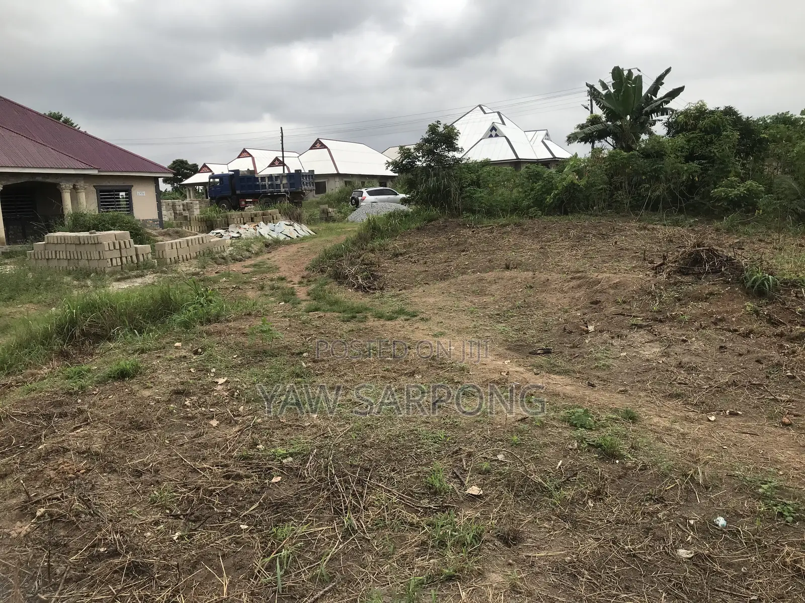 A Plot of Land at Safo Around Ntonso Aboaso .At a Well Developed Site