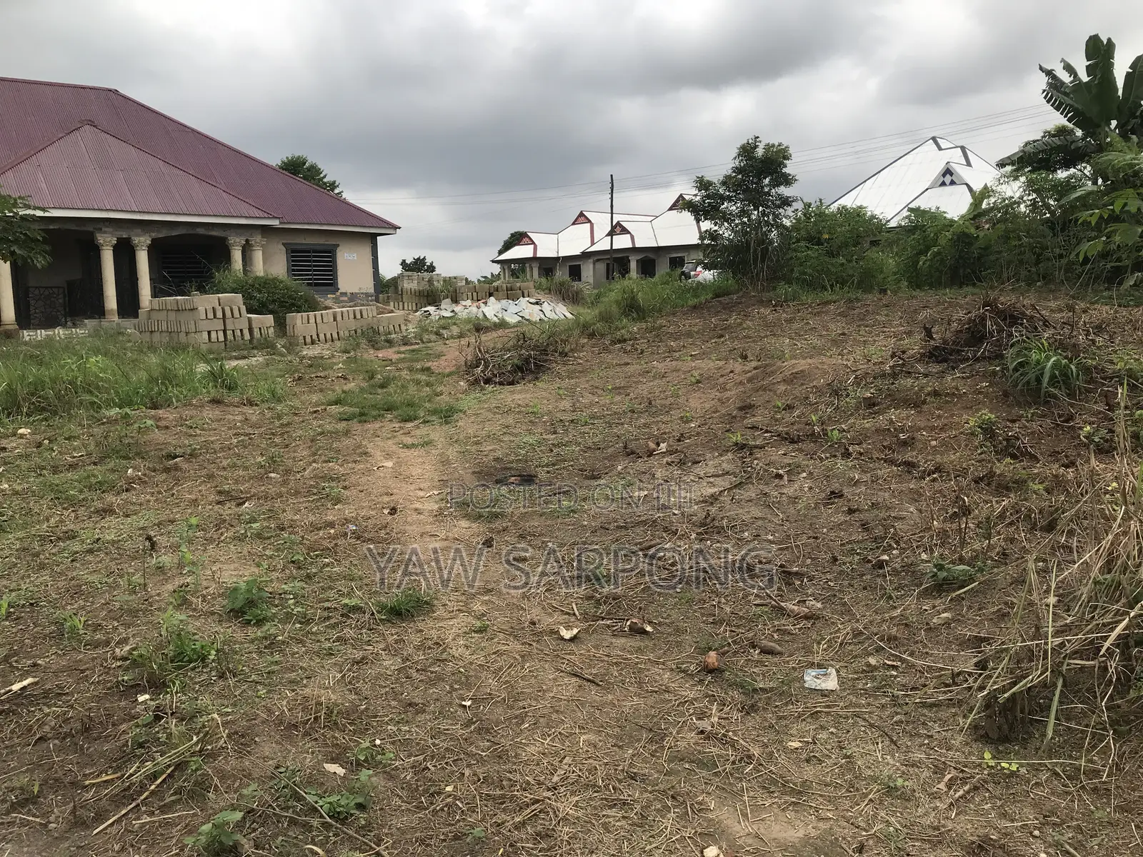 A Plot of Land at Safo Around Ntonso Aboaso .At a Well Developed Site