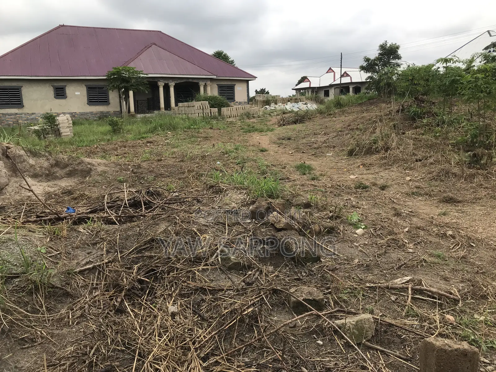 A Plot of Land at Safo Around Ntonso Aboaso .At a Well Developed Site