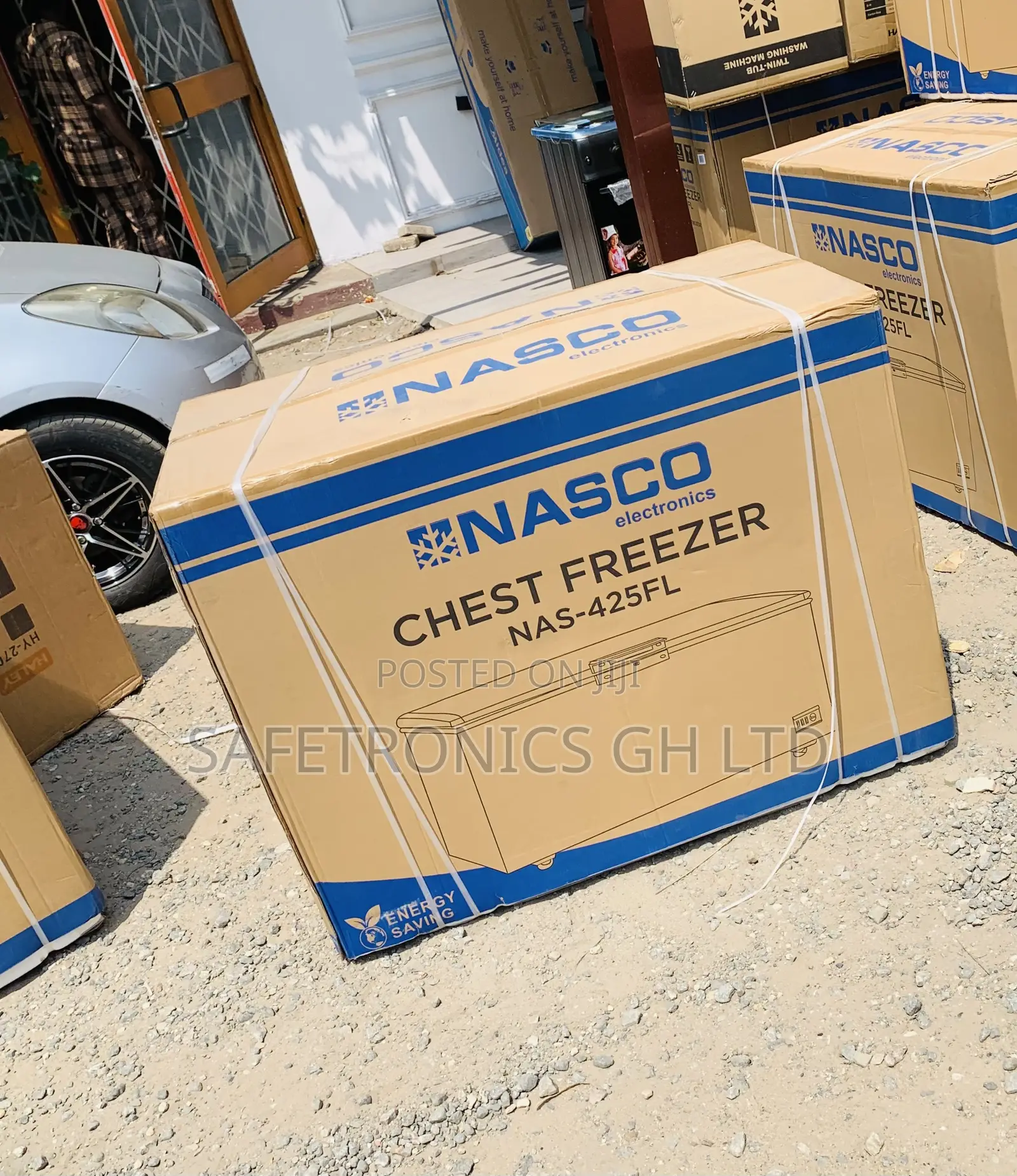 Singledoor Grey Nasco 400 Liters Nas-475fl Freezer