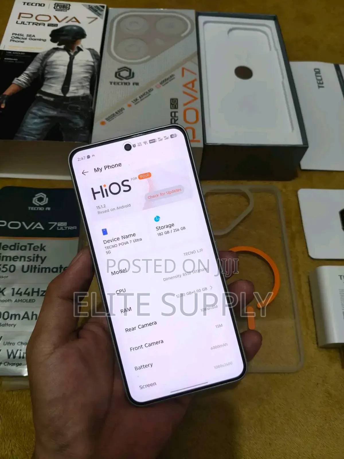 New Tecno Pova 7 Ultra 5G 256 GB White