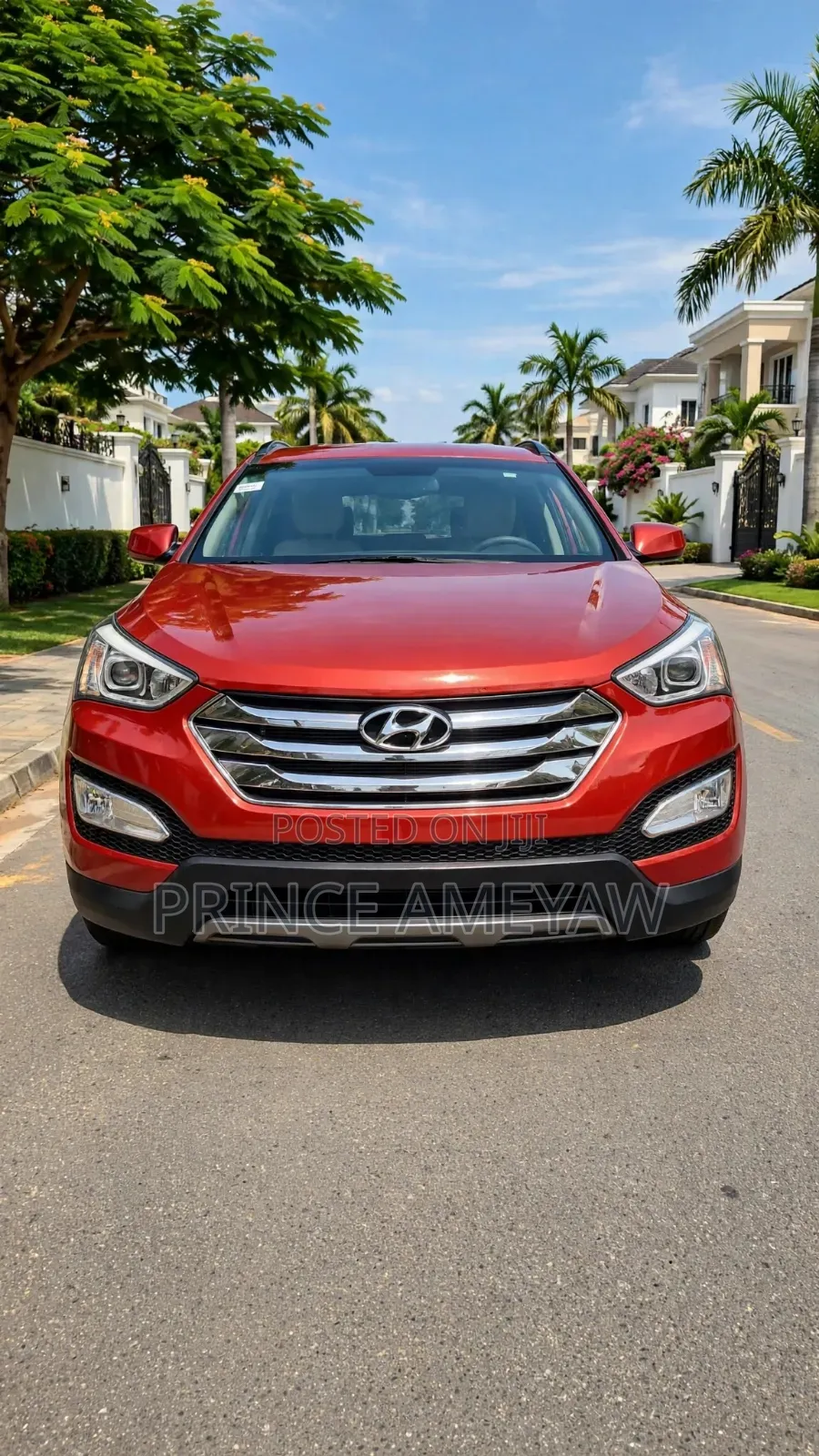 Hyundai Santa Fe SE FWD 2016 Orange