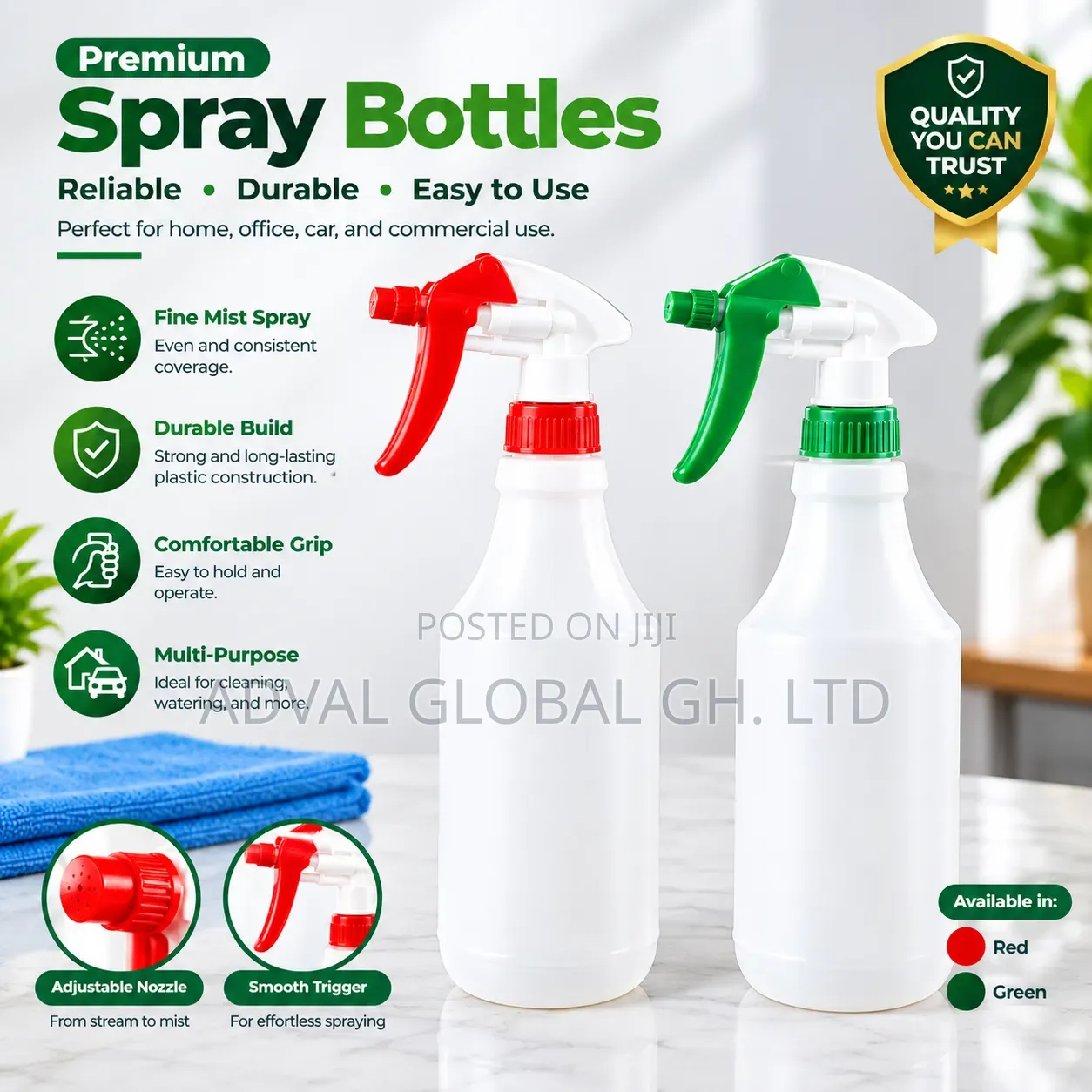 Spray Bottle (Industrial) 750ml