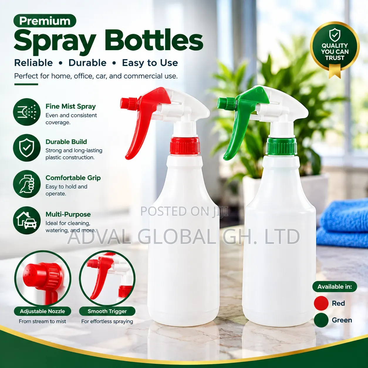 Spray Bottle (Industrial) 750ml