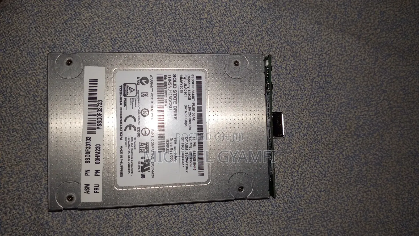128GB SSD Laptop Storage Drive And Cas
