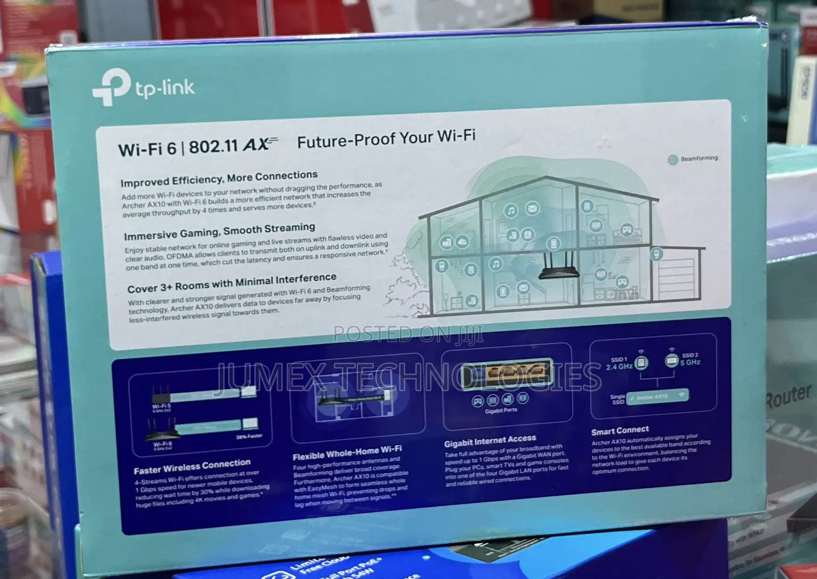 TP-Link GIGABIT AX1500 Next-Gen Wi-Fi 6 Router Archer AX10