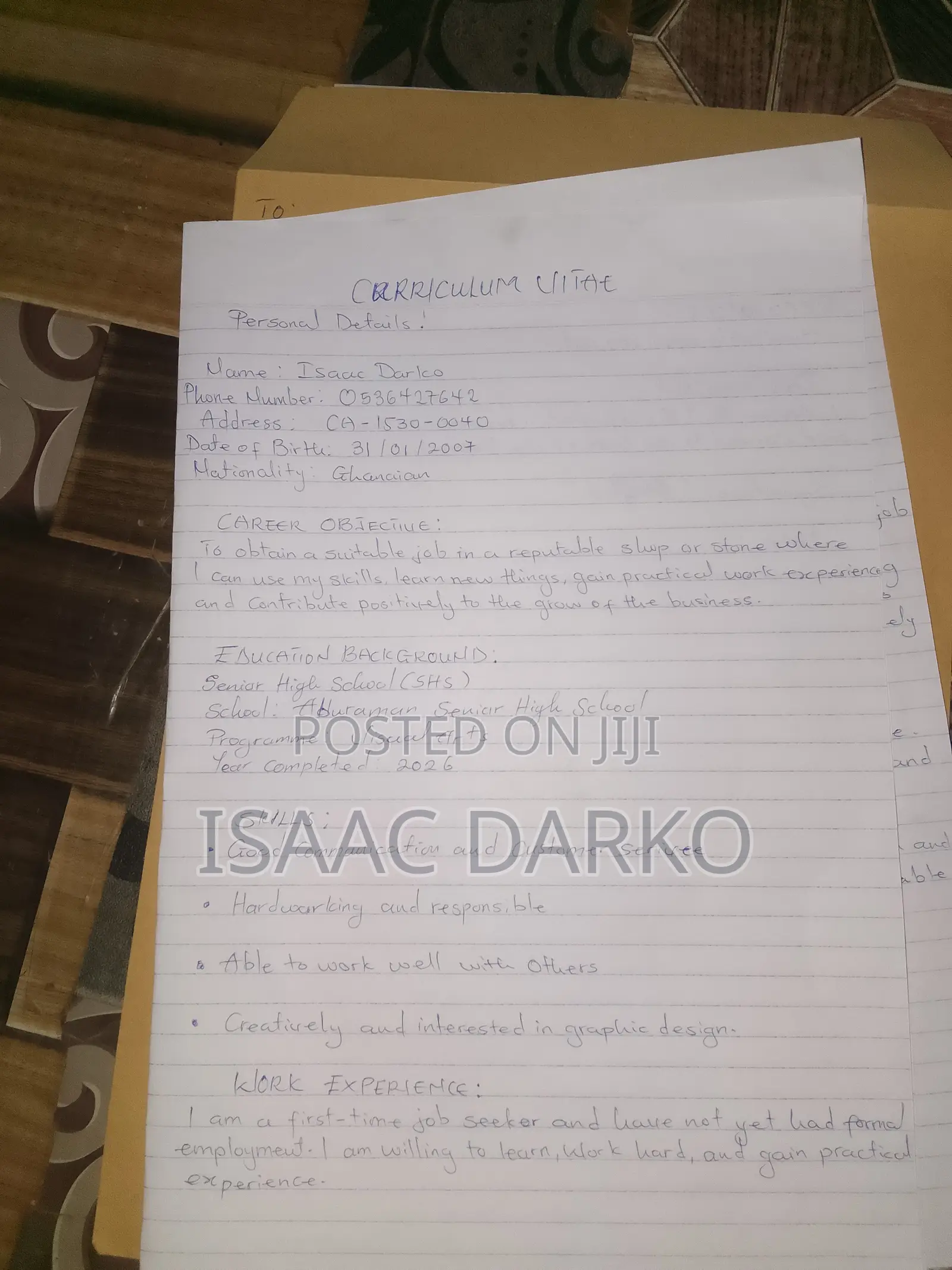 Management CV
