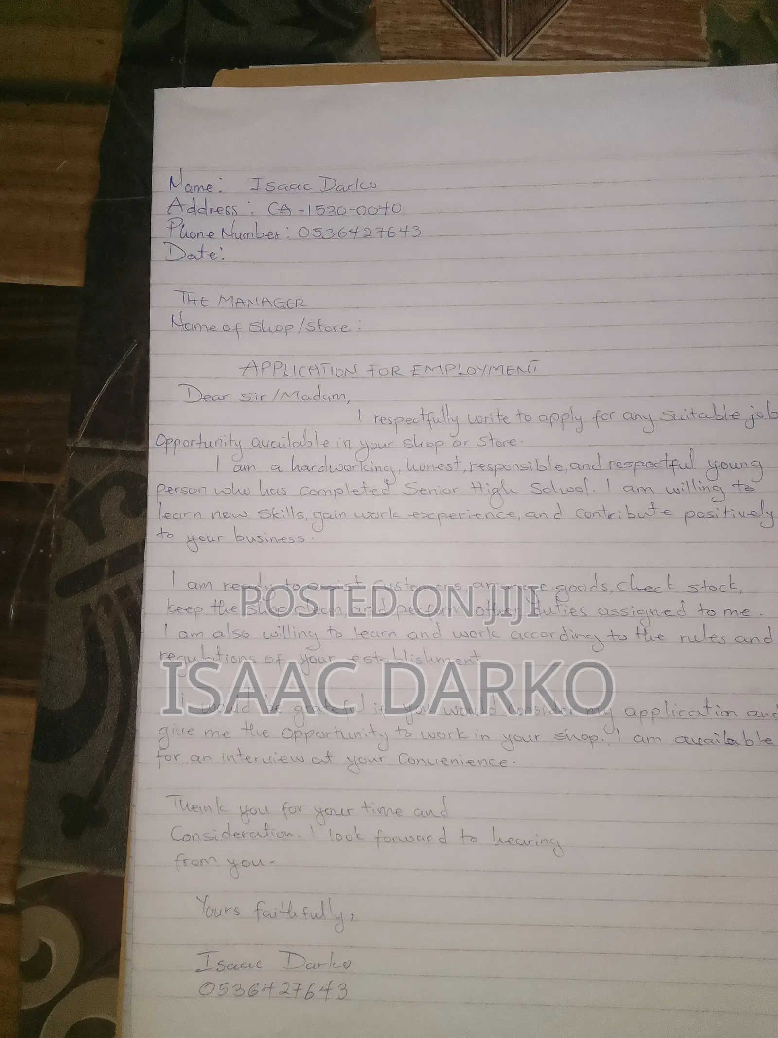Management CV