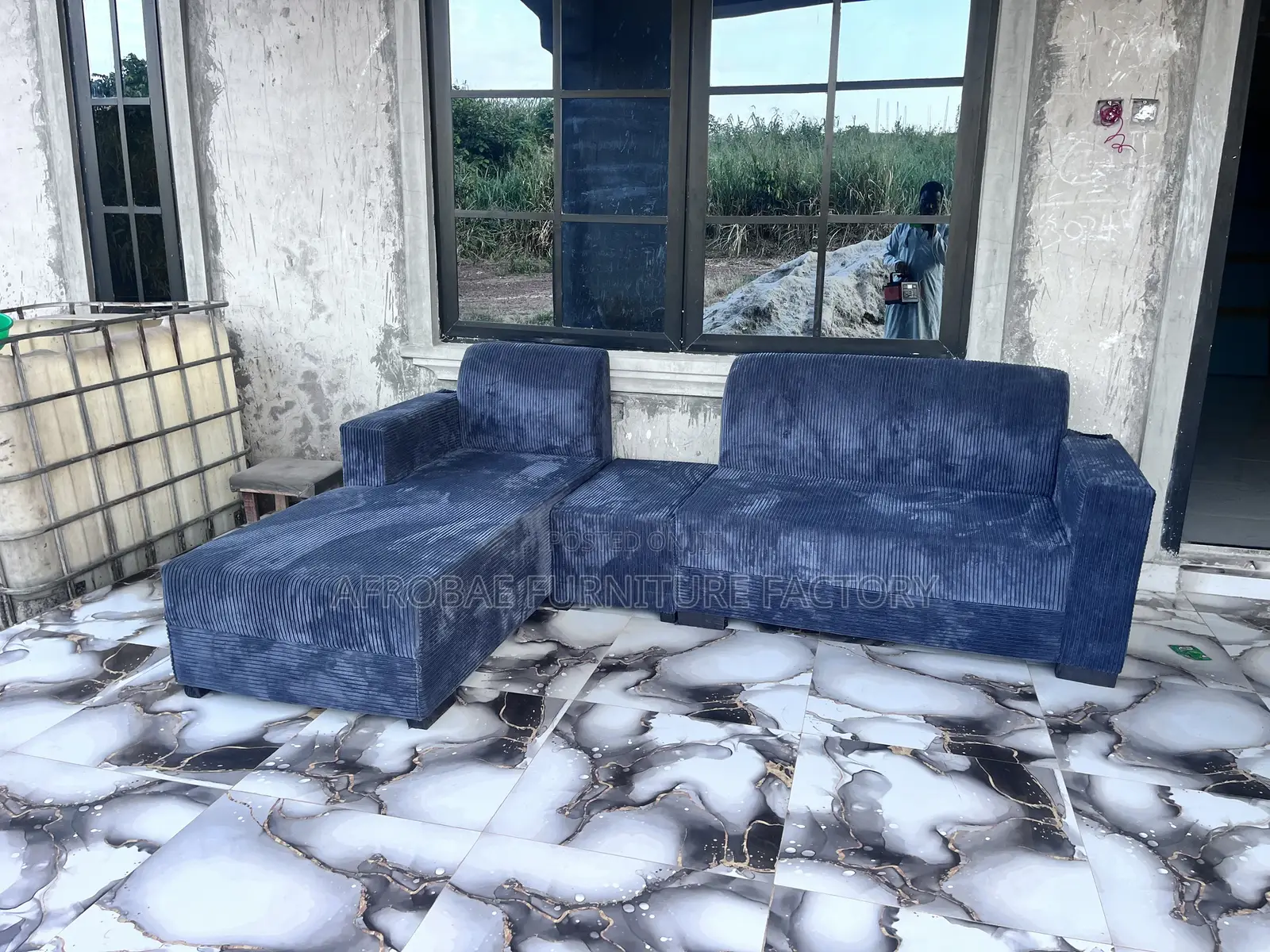 Afro Lshape Sofa