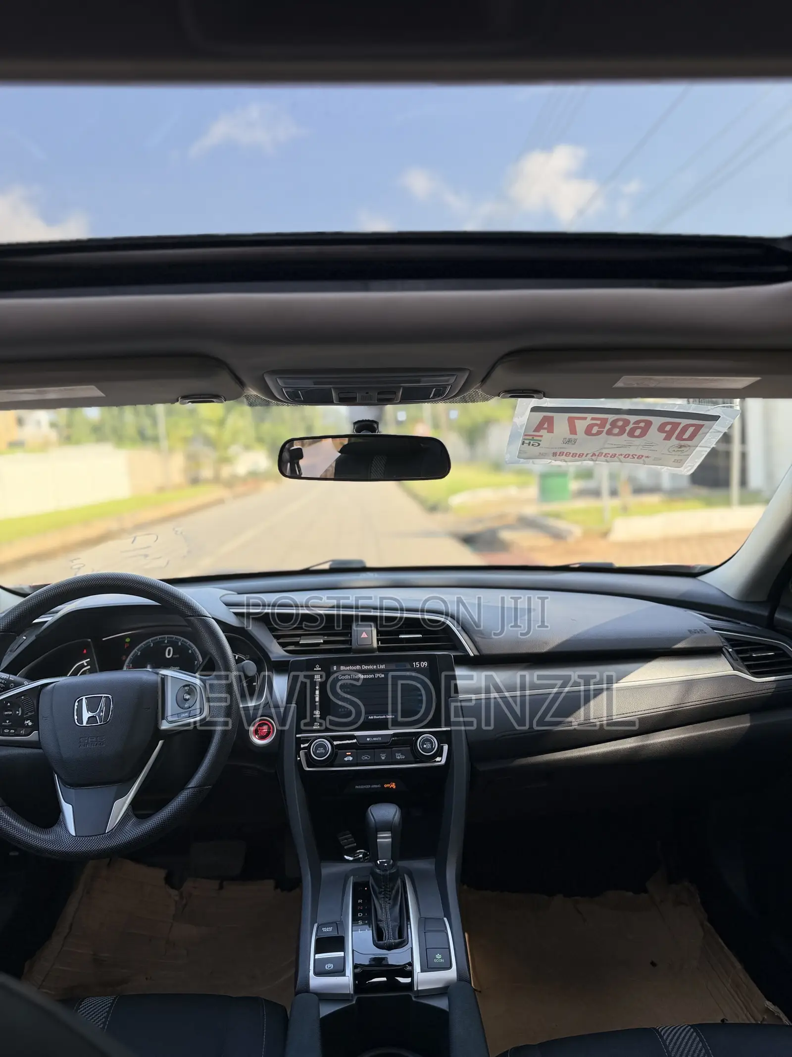 Honda Civic EX Sedan 2018 Red