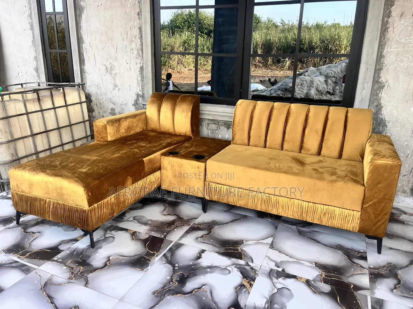 Afro Ascent Luxury Sofa Lshape