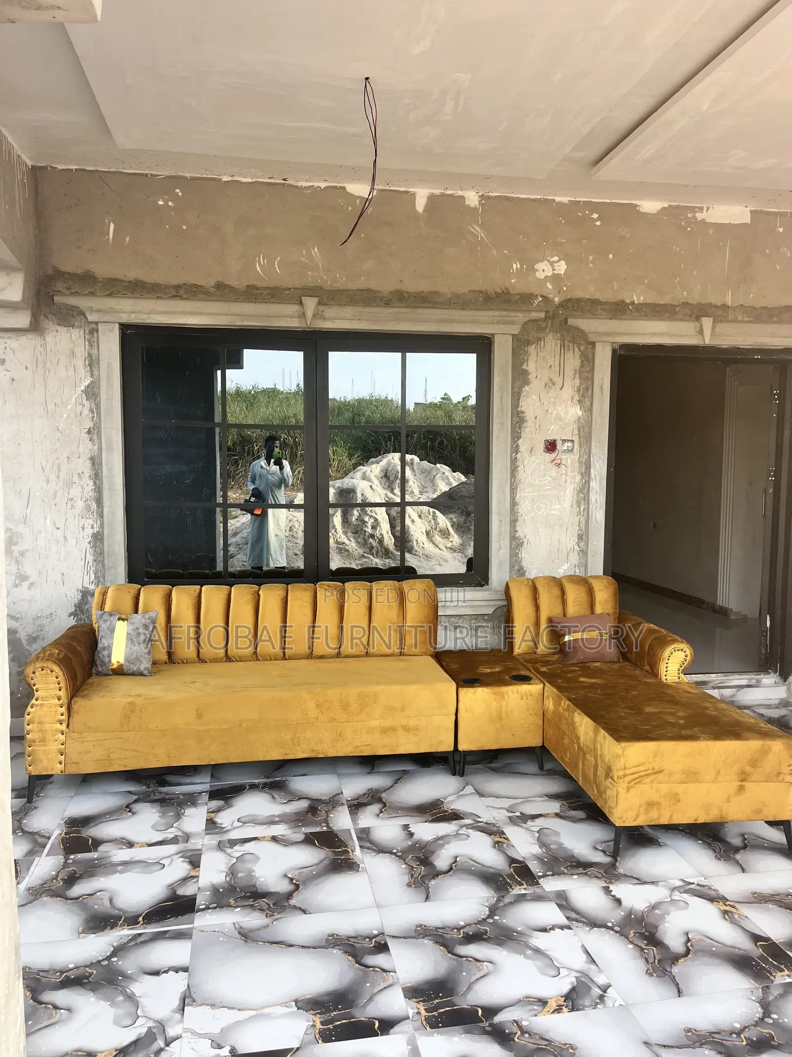 Spacious Sectional Sofa Available for Delivery