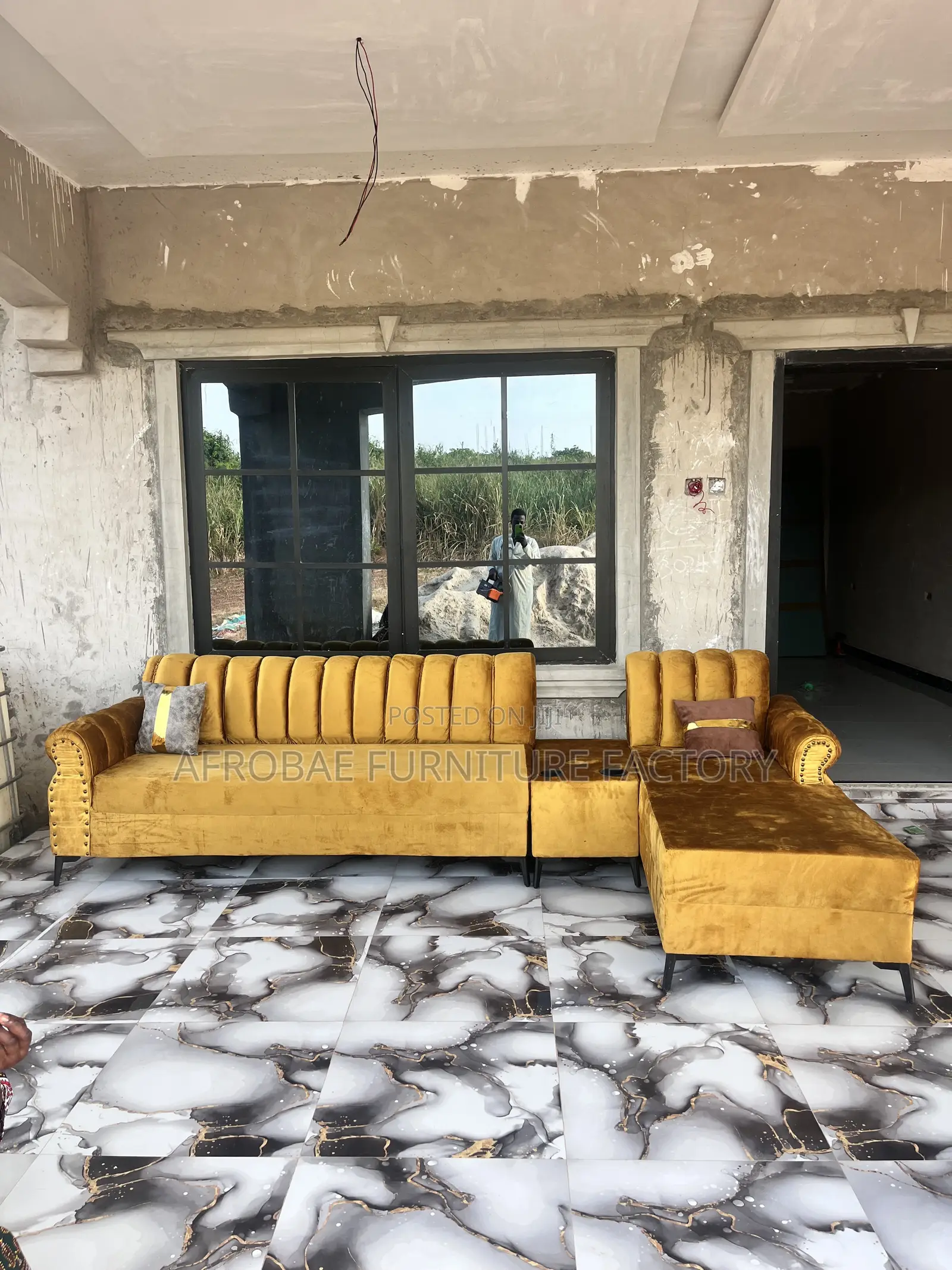Spacious Sectional Sofa Available for Delivery
