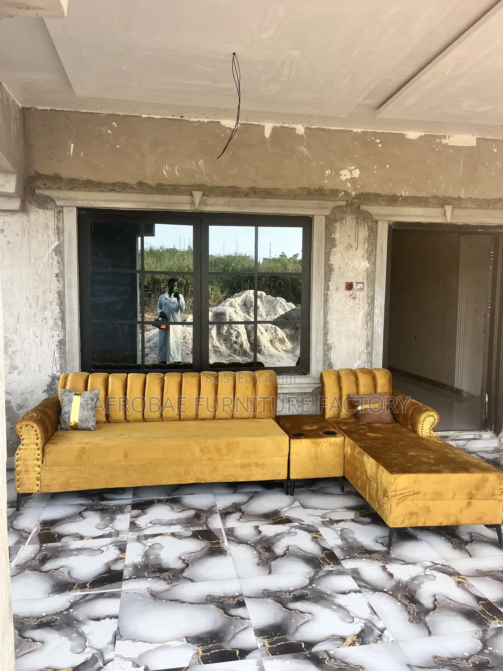 Spacious Sectional Sofa Available for Delivery