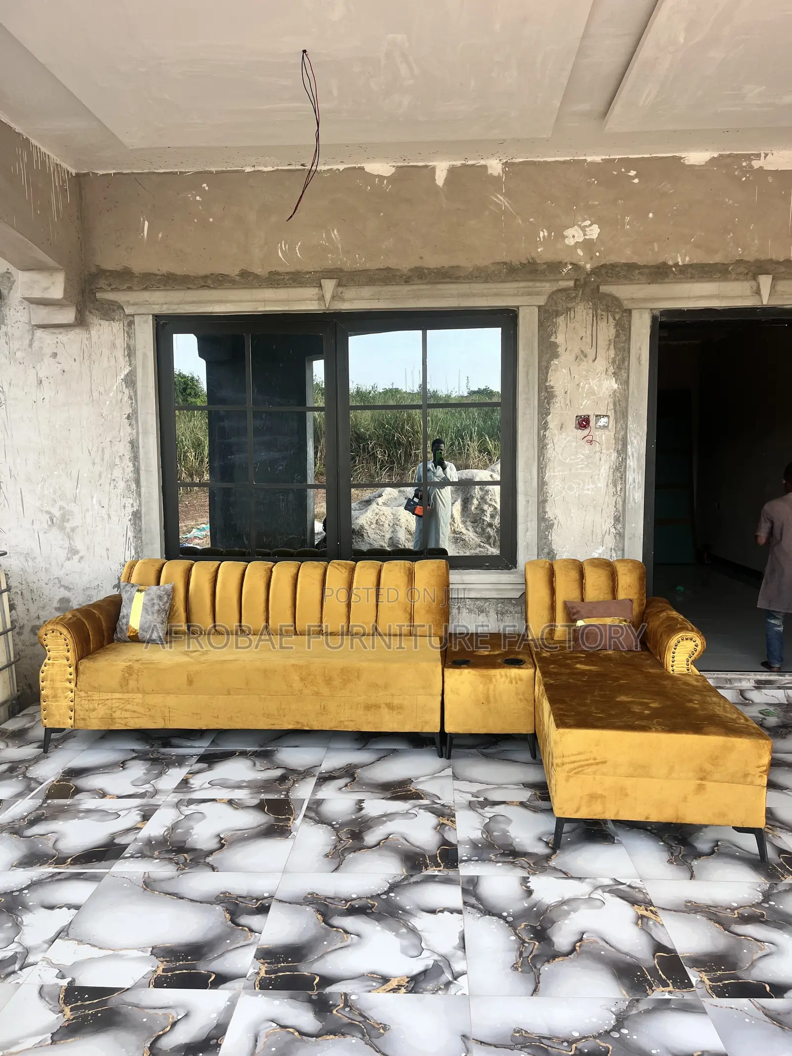 Spacious Sectional Sofa Available for Delivery