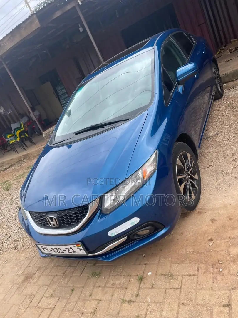 Honda Civic EX 4dr Sedan (1.8L 4cyl CVT) 2014 Blue