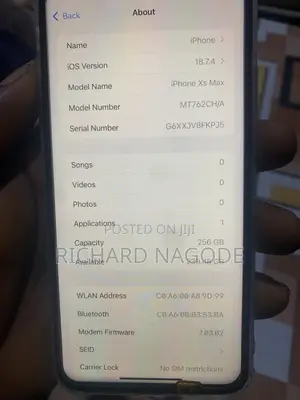Apple iPhone XS Max 256 GB Gold