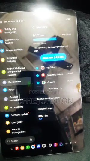 Samsung Galaxy Tab A11 128 GB Gray