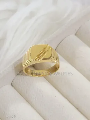 Solid Fashion Gold Ring