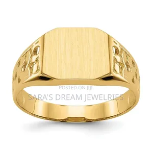 Solid Fashion Gold Rings