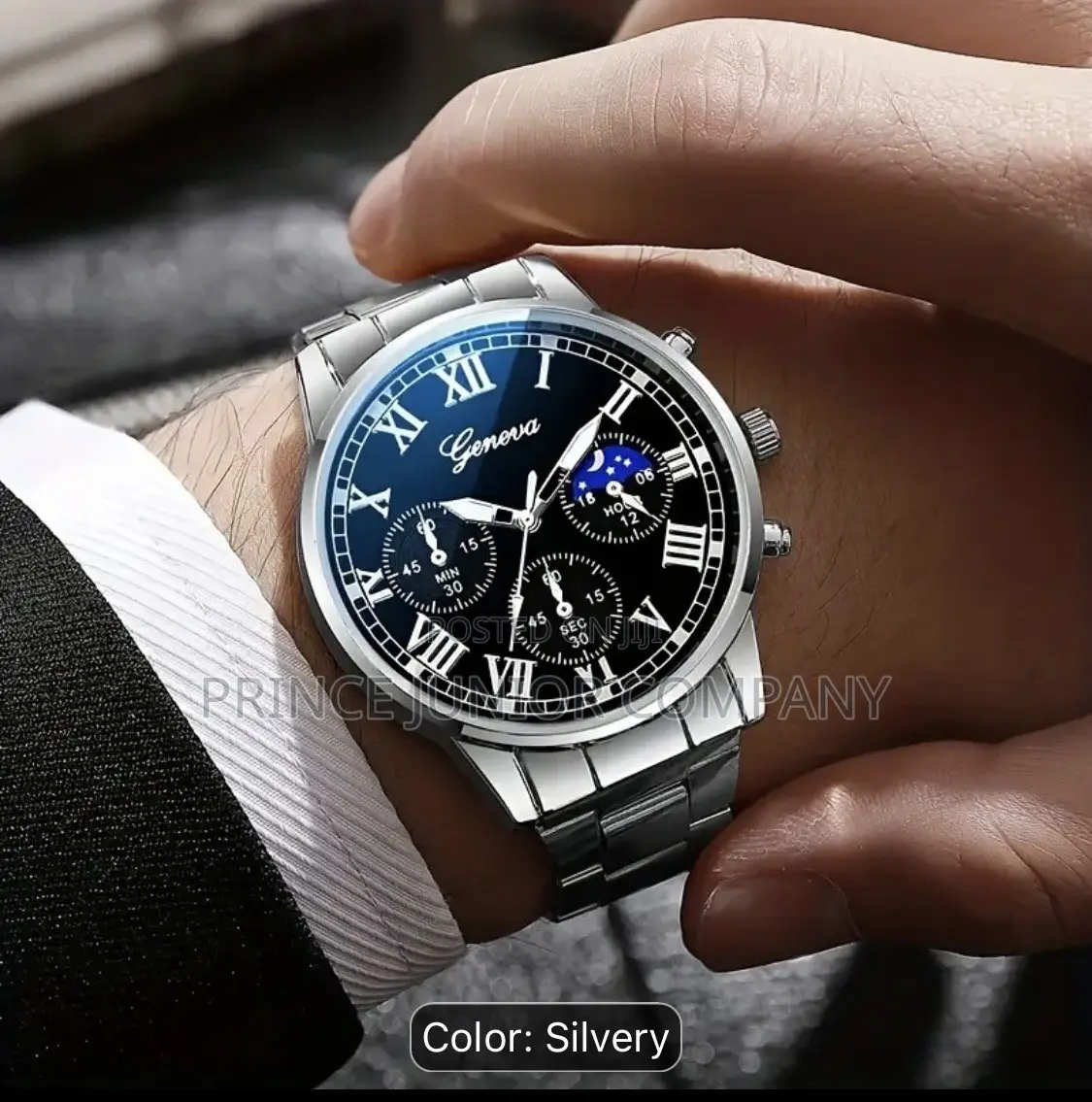 3 in 1 Stainless Steel Watch
