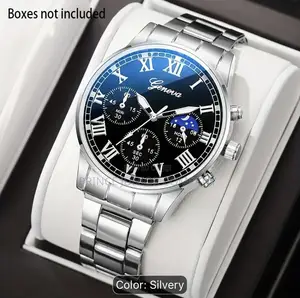3 in 1 Stainless Steel Watch