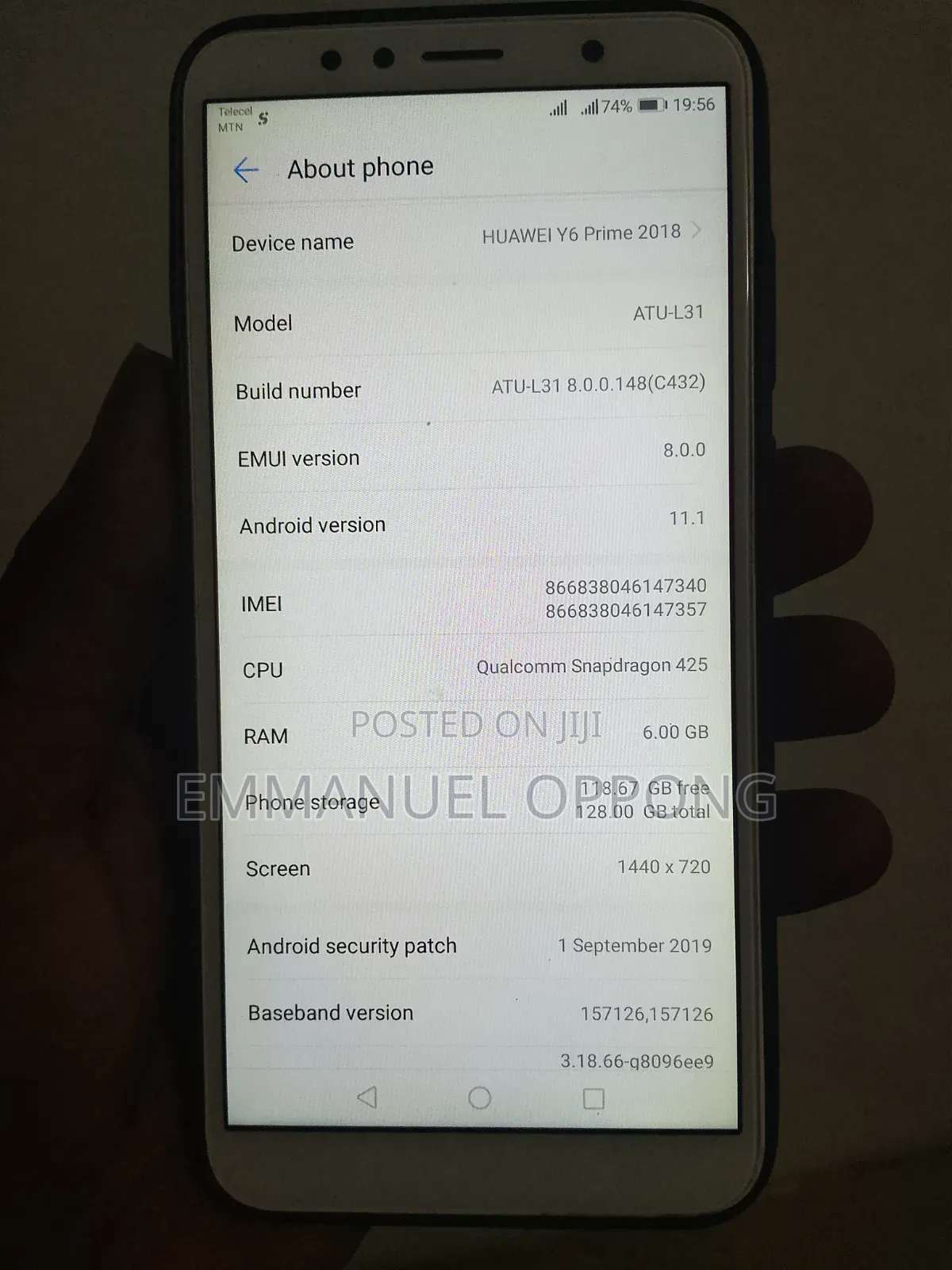 Huawei Y6 2018 16 GB Gold