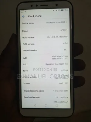 Huawei Y6 2018 16 GB Gold