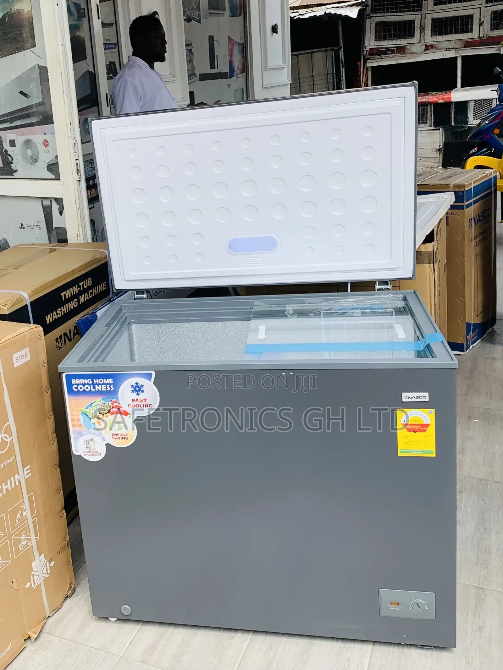 The Unveiling Nasco Singledoor Nas250FL 200 Liters Grey Freezer