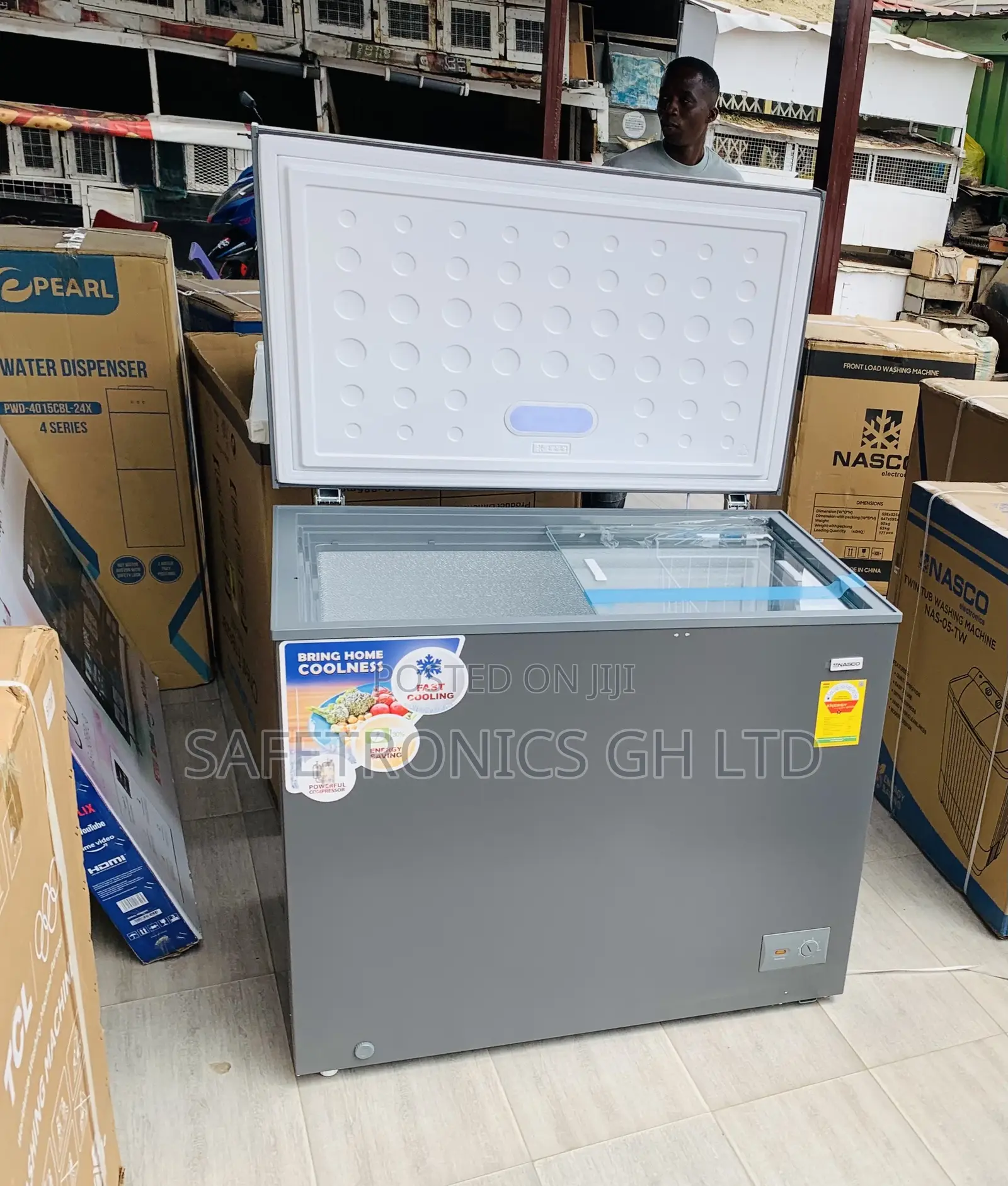 The Unveiling Nasco Singledoor Nas250FL 200 Liters Grey Freezer