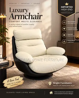 Luxury Armchair | Imported | One of a Kind | Premium Quality