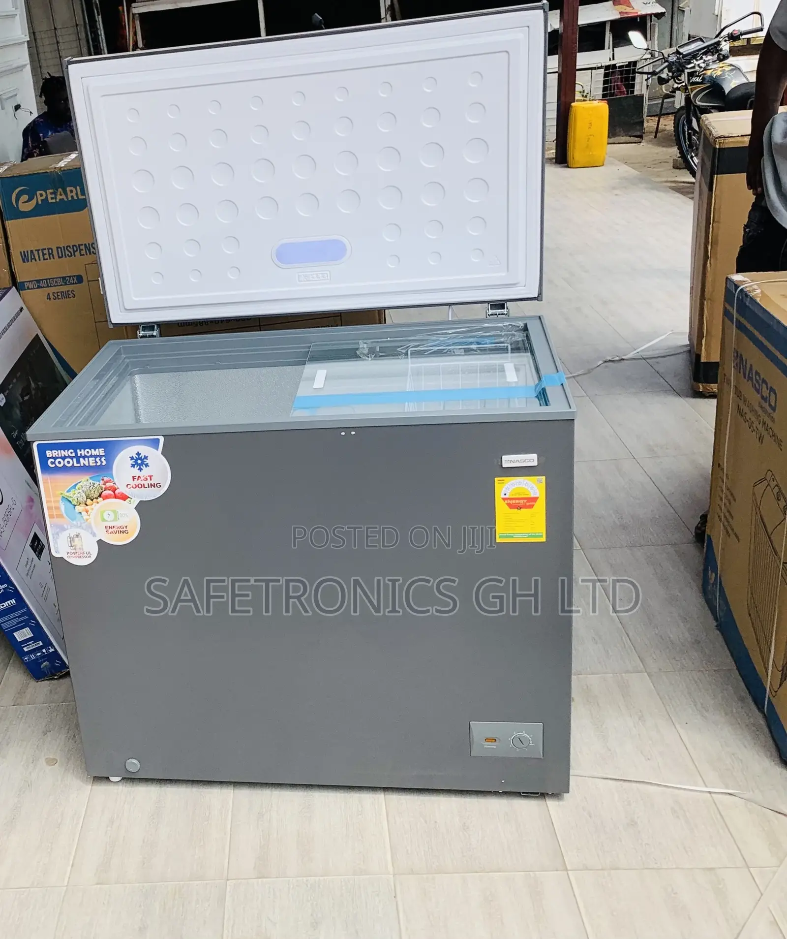 Very Cool Price on Singledoor ___ 200L Nas-250fl Grey Nasco Freezer