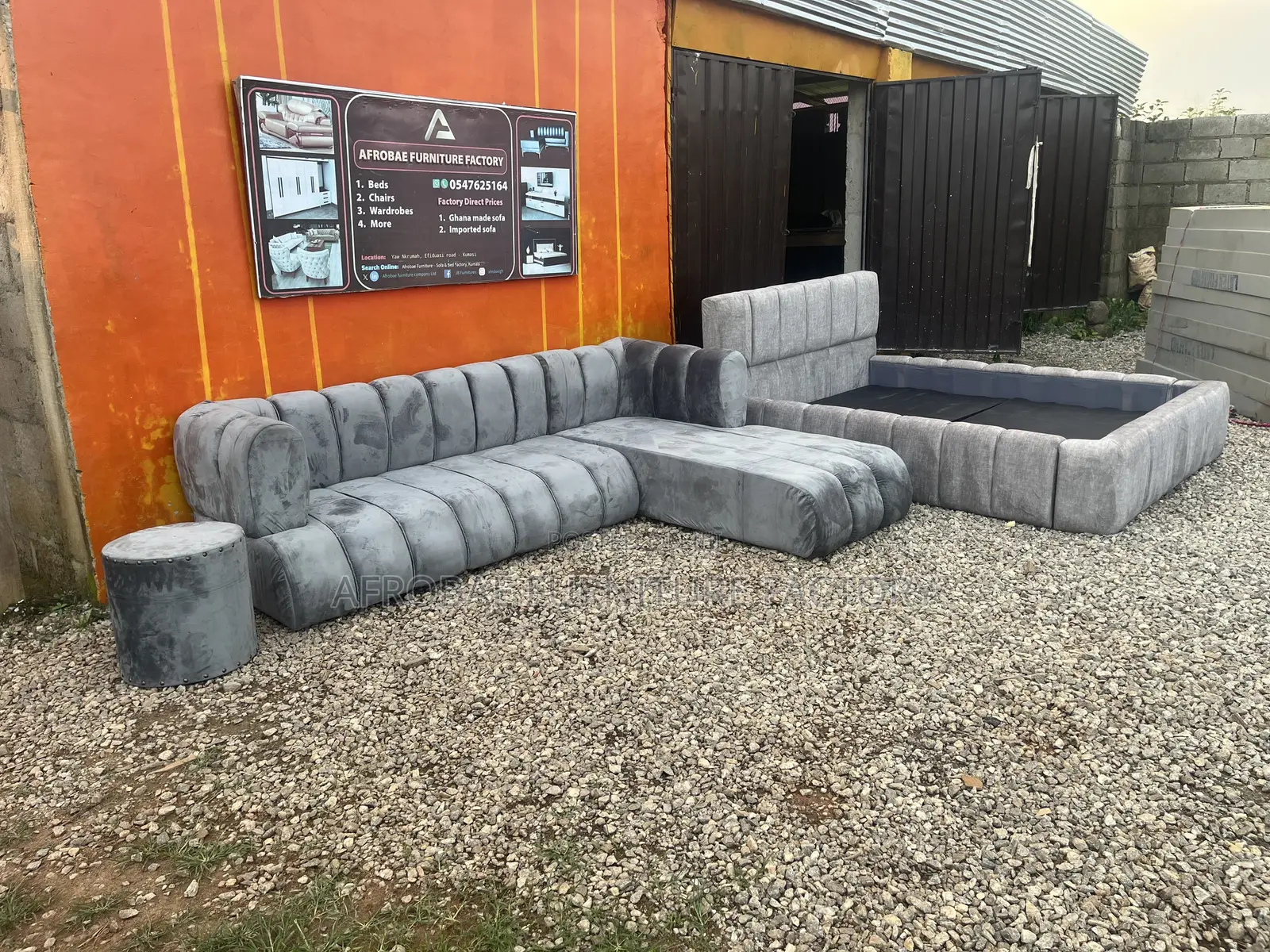 Double Bed Plus Sectional Comfort Sofa