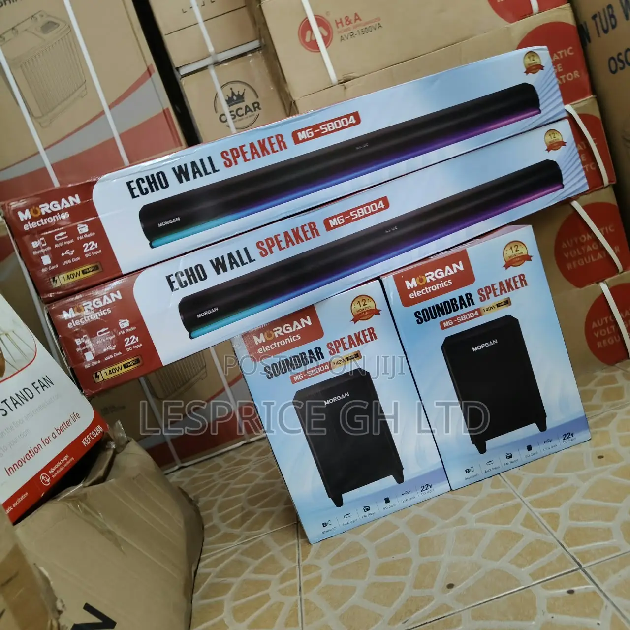 Classy High Grade 280W Morgan Soundbar and Subwoofer