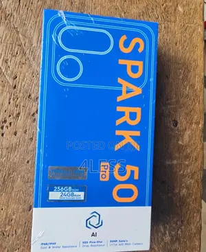 New Tecno Spark 50 Pro 256 GB Black