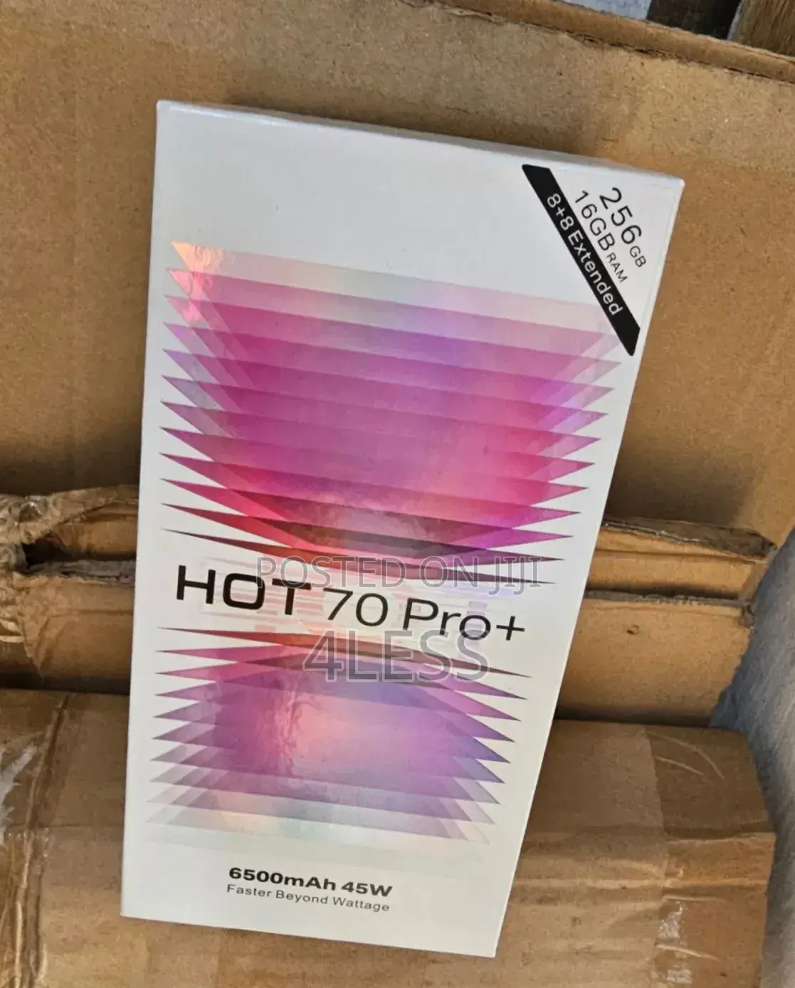 New Infinix Hot 70 Pro 5G+ 256 GB Black