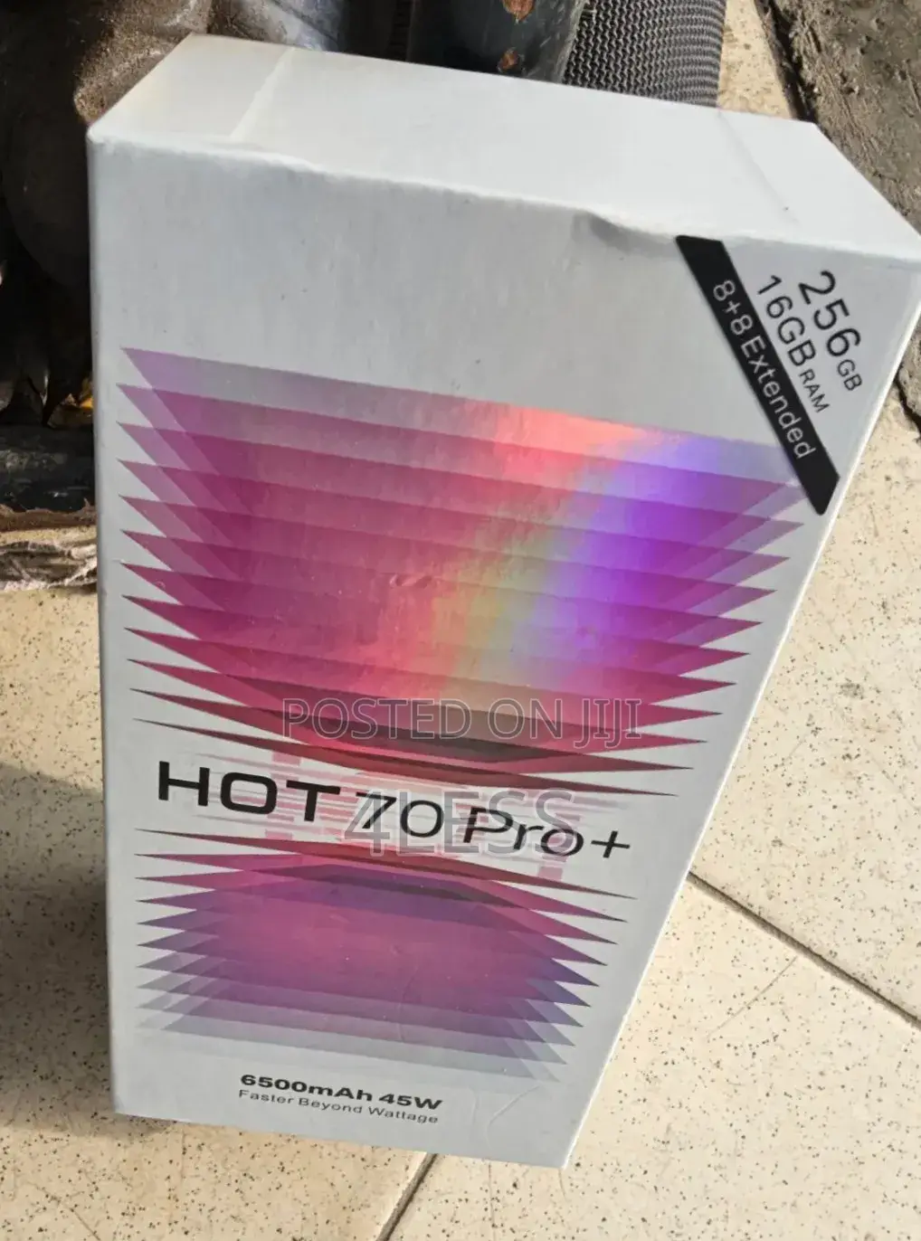 New Infinix Hot 70 Pro 5G+ 256 GB Black