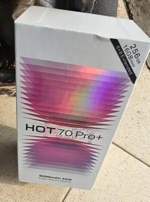 New Infinix Hot 70 Pro 5G+ 256 GB Black