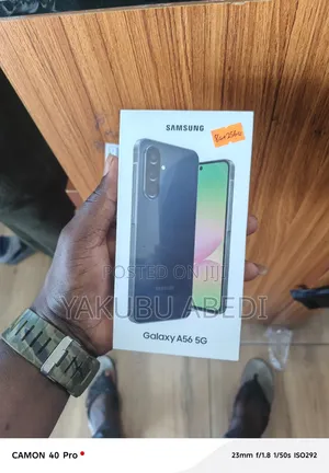 New Samsung Galaxy A56 256 GB Black