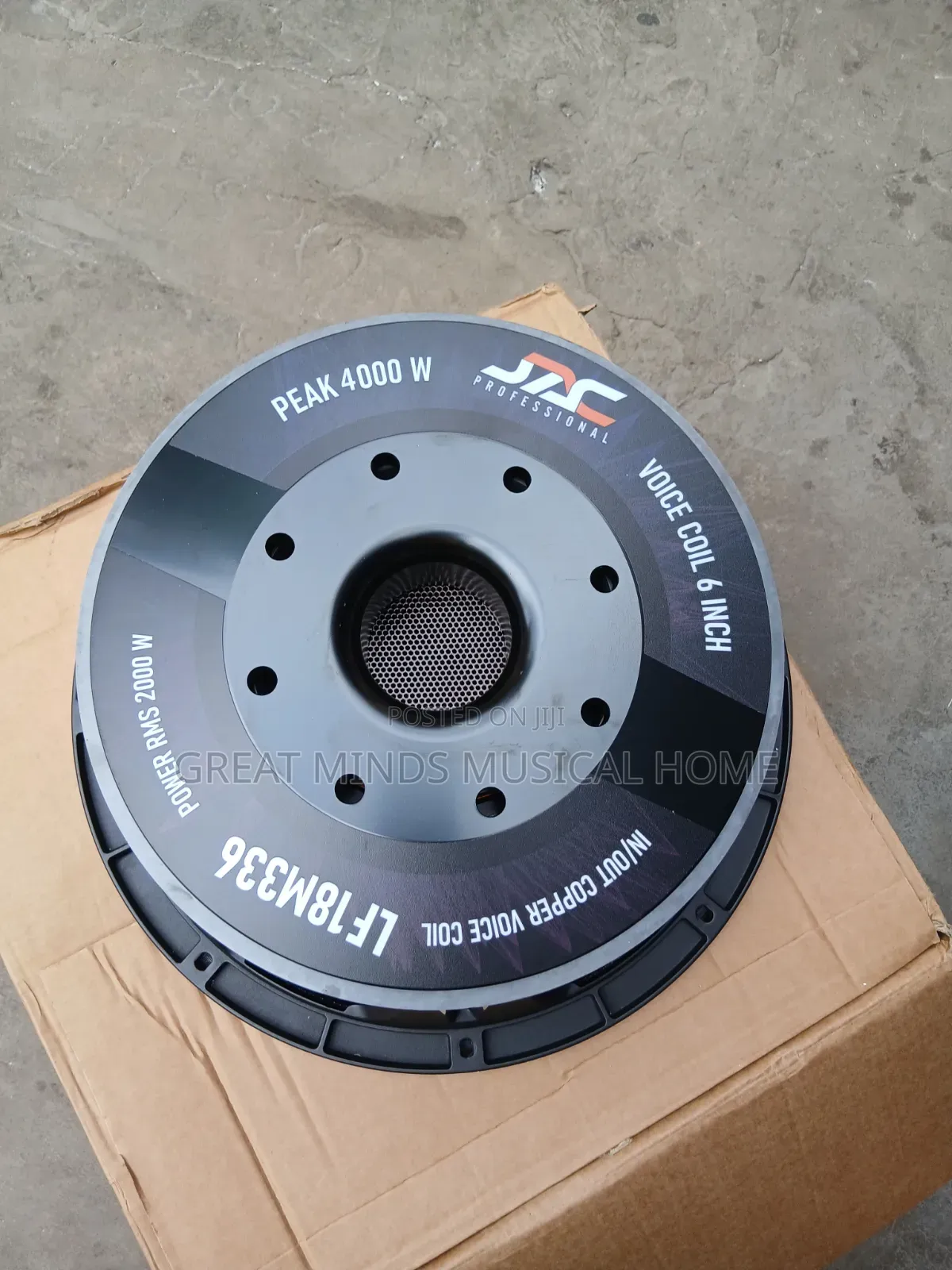 4000 Watts Jac 18" Naked Speakers