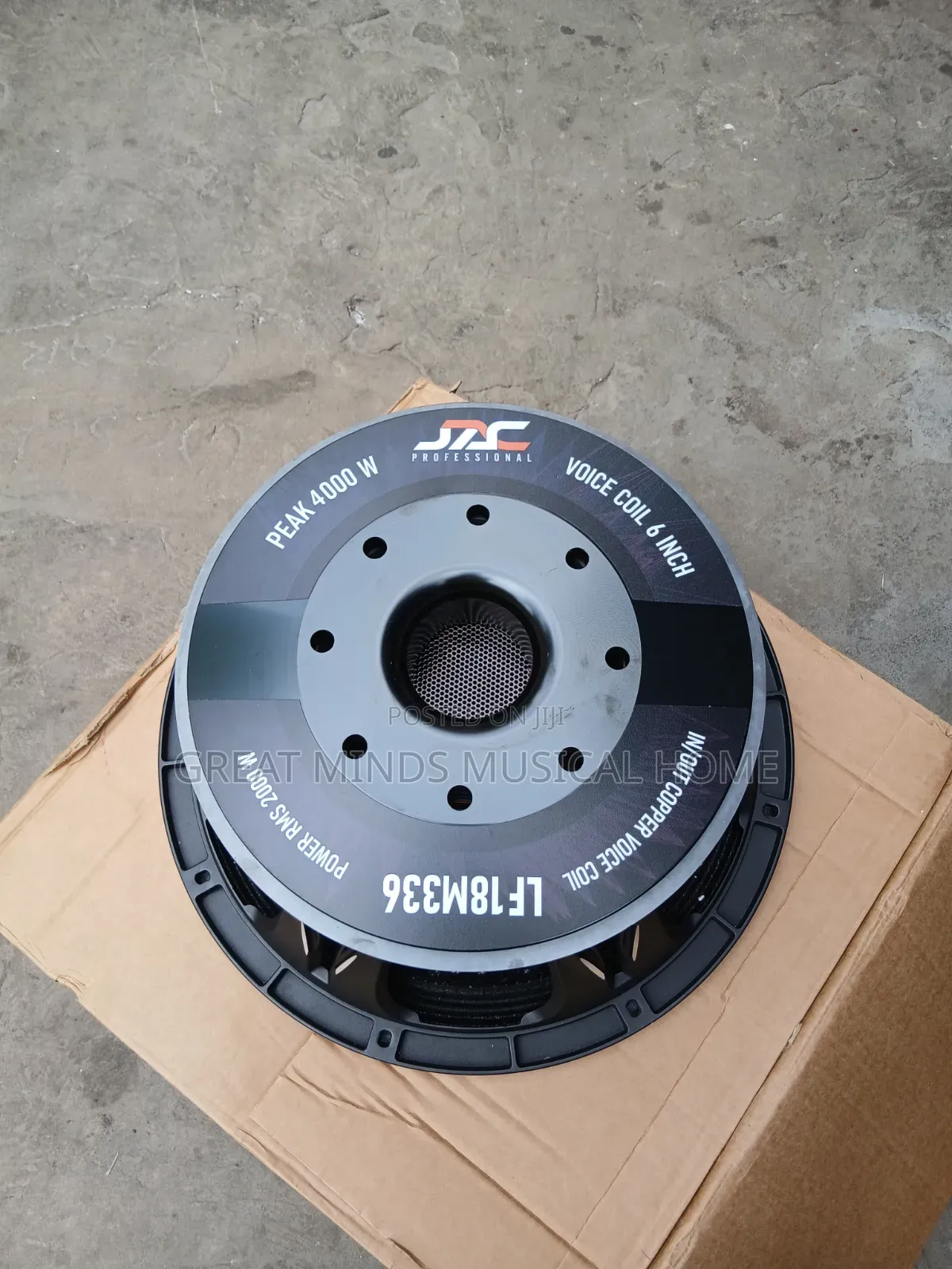4000 Watts Jac 18" Naked Speakers